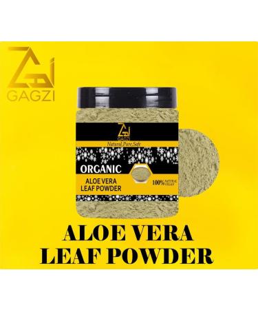 GAGZI Natural Aloe Vera Leaf Powder 9 Oz / 255.15 Gram (Pack of 1 - Buy Online on GoSupps.com