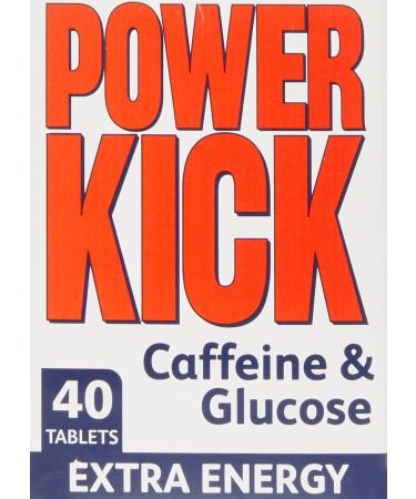 Power Kick Extra Energy Caffeine & Glucose Tablets x 40