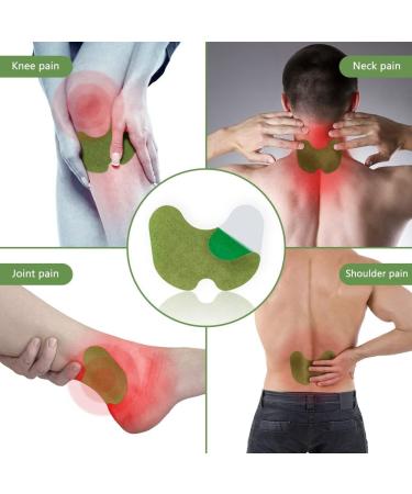 ACWOO Knee Pain Relief Patch 48PCS - Natural Wormwood Plaster for Arthritis Pain Relief in Neck, Knee, and Joints - Buy Online on GoSupps.com