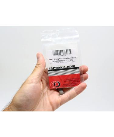 Remington O-Ring Replacement Barrel Seals - 4 Pack | Graphite Coated | OEM Spec | Model 1100 12 GA / 16 GA 11-87 12 Gauge - Buy Online on GoSupps.com
