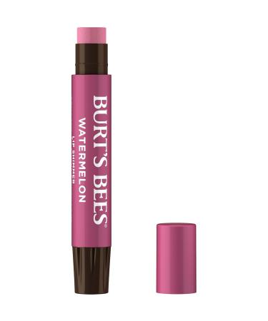 Burt's Bees Shimmer Lip Tint Tinted Lip Balm Stick Moisturizing for All Day Hydration with Natural Glowy Pigmented Finish & Buildable Color Watermelon 1 Tube 0.09 oz. (Pack of 2) 1 Count (Pack of 2) Pink - Buy Online on GoSupps.com