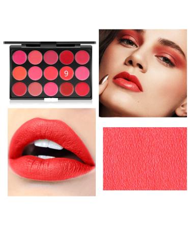 Shogpon 15 Color Cream Lip Gloss Palette & Matte Lipstick Set - Professional Makeup Cosmetics for Everyday Use - Buy Online on GoSupps.com