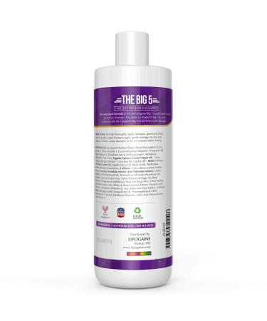 Lipogaine Hair Loss Prevention Shampoo - Premium Organic Biotin & Argan Oil Color Safe for Men & Women | Best International Shipping - Buy Online on GoSupps.com