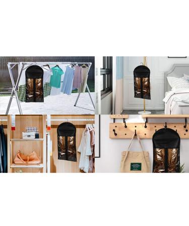 10 Hair Extension Wig Storage Bag Holder Case - Dustproof Protector in Black | International Shipping Available - Buy Online on GoSupps.com