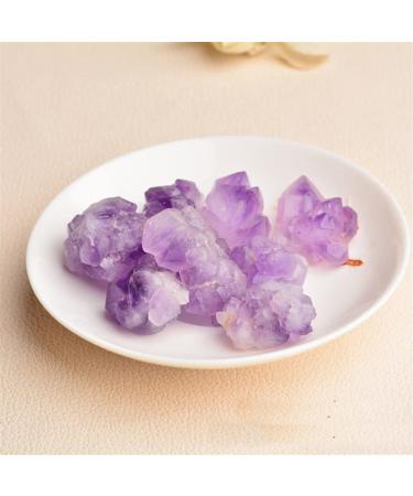200g Natural Amethyst Cluster Quartz Crystal Point Specimen s