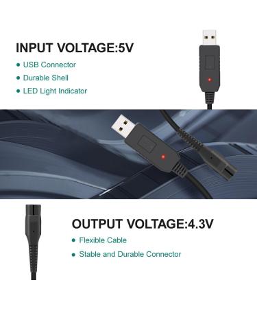 Lenink Charger for Philips Oneblade QP2520 - USB Charging Lead Replacement Power Cord for Norelco One Blade Shaver - Buy Online on GoSupps.com