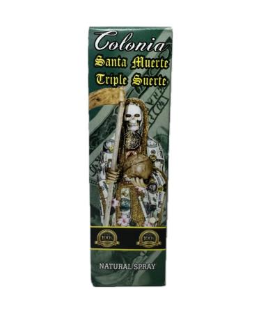 Spiritual Anointed Cologne -Colonia Santa Muerte Triple Suerte -(3.3Fl.Oz) -Holy Death Triple Luck Cologne -Esoteric Spiritual New Age Wicca Pagan - Buy Online on GoSupps.com