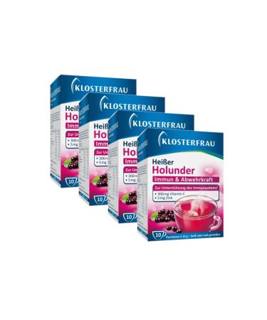 Klosterfrau Klosterfrau Warming Elderberry | Immune System Support | To support the immune system with vitamin C and zinc | 4 x 10 x 15g servings