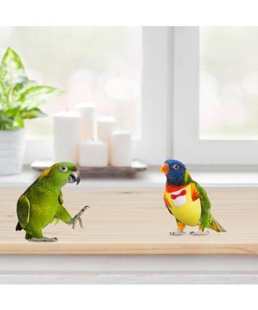 Buy Iplusmile Bird Diaper - Multi-Way Washable Flight Suits with Bowtie for Cockatiels | Soft & Comfortable - International Shipping Available - Buy Online on GoSupps.com