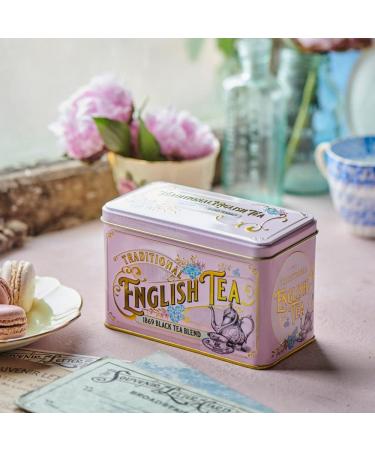 New English Teas Bo te th vintage victorienne rose avec 40 sachets de th 1869 English Breakfast 40 Unit (Lot de 1) - Buy Online on GoSupps.com
