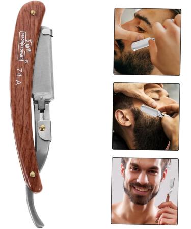 Angoily Stainless Steel Scissors & Razor for Men | Travel Barbershop Shaving Blades & Hair Scissors - Buy Online on GoSupps.com