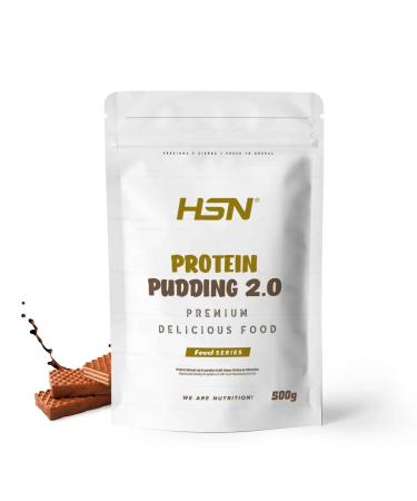 HSN HSN Protein Pudding | Chocolate Ice Cream 500g 13 Takes Per Pack | With Whey Protein | Very Easy to Prepare | Low Calorie No Sugar Added | Non-GMO Vegan Free
