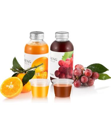 300 Count 1oz Plastic Shot Glasses - Mini Disposable Cups for Jello Shots, Condiments, Tastings - Clear - Buy Online on GoSupps.com