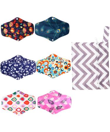 Magiclulu 18 STK Reusable Menstrual Pads with Wings - Eco-Friendly Storage Bags for Women's Bandages & Care Mat - International Shipping Available - Buy Online on GoSupps.com
