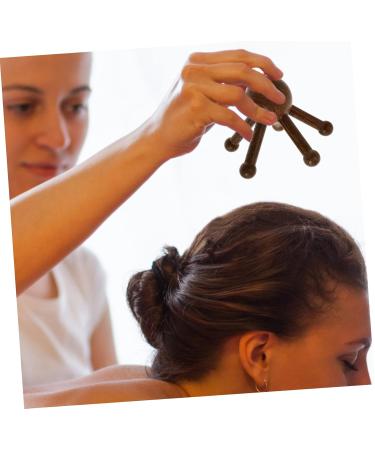FOMIYES 6-Stk Massage Device | Wooden Scalp Massager with Five Claws for Relaxation & Head Tingling | International Shipping Available - Buy Online on GoSupps.com