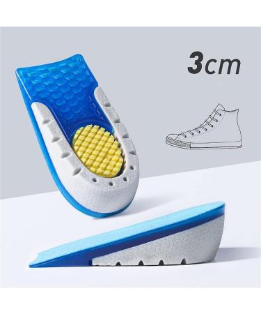 CSCDD Height Increase Insole - TPE Silicone Gel Lift Pads for Comfort | 1CM Height Booster Shoe Inserts - Buy Online on GoSupps.com