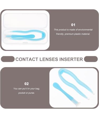 Exceart 10 Set Contact Lens Container with Removal Tool Tweezers & Storage Case Ideal for Men & Women Perfect Contact Lens Care Solution - Buy Online on GoSupps.com
