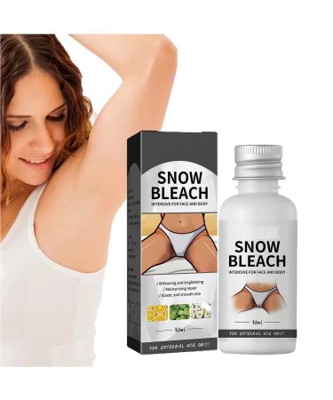 APEXFWDT Snow Bleach Cream for Private Part Underarm Whitening Dark Spot Corrector Cream Face and Body Skin Lightening Bleaching Cream for Intimate Areas Brightening (1PCS)