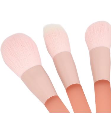 Travel Makeup Brush Set Mini Travel Makeup Brush Set Fluffy Brushes 7 Pieces Portable Resin Handle Compact Size with Storage Bag for Sensitive Skin for Outing - Buy Online on GoSupps.com