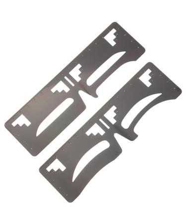 Mipcase 6 Pcs Eyebrow Ruler Makeup Tools Makeup Stencil Eyebrow Stencil Eyebrow Template Balance String 20x4.8cmx3pcs As Shownx3pcs