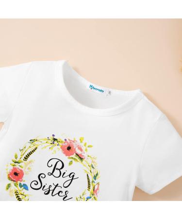 Miyanuby Family Matching T Shirt Set for Big Sister, 5-6 Years, Summer Cotton Romper Jumpsuit - Buy Online on GoSupps.com