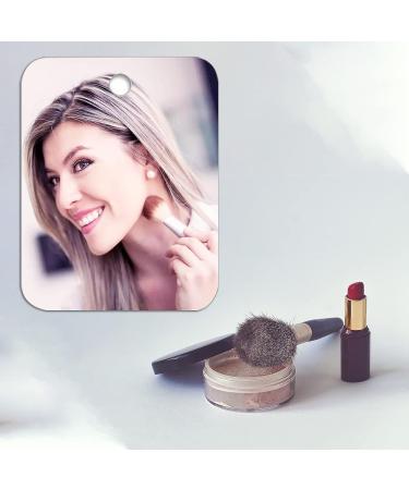 Frameless Acrylic Shower Mirror for Shaving and Makeup, 11x7.48 inch with Adhesive Hooks - Buy Online on GoSupps.com