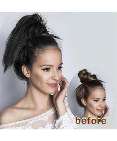 Hair Bun Hairpiece for Women Messy Bun Hair Piece Synthetic Claw Clip Hair Bun Wavy Curly Chignon Hair Extensions Claw Clip Ponytail Hairpieces Hair Scrunchie with Clip for Women Hair Chignons(22) - Buy Online on GoSupps.com