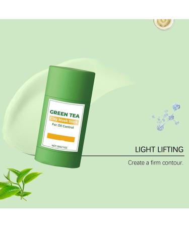 Stick Masque l'Argile et au Th Vert clat et R duction des Pores Contr le du S bum et Purification Formule L g re et Apaisante Convient aux Peaux Grasses et Mixtes Application Facile 30 g 1pcs - Buy Online on GoSupps.com