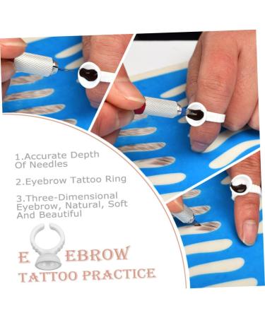 Didiseaon Microblading Blue Pencil Practice and & Ink Dark Eyebrow Pigment Pen Manual Eye D Kit Cup - Buy Online on GoSupps.com