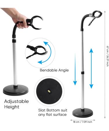 Hands-Free Hair Dryer Holder Stand - Adjustable 360 Stainless Steel Blow Dryer Stand for Bathroom | International Shipping - Buy Online on GoSupps.com