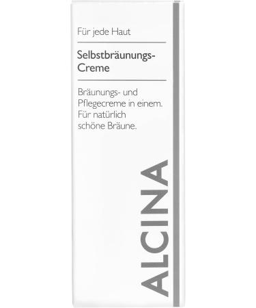 ALCINA Cr me autobronzante - 1 x 50 ml - Pour chaque peau - Pour un bronzage naturellement beau - Nourrit les zones s ches de la peau - Cr me bronzante et nourrissante au DHA - Buy Online on GoSupps.com