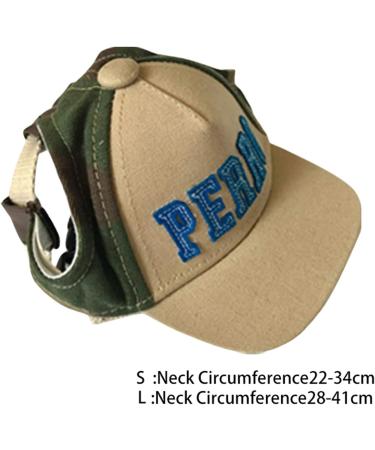PetPhindU Dog Sun Hat - Stylish Baseball Cap for Dogs in Army Green | UV Protection & Letter Print Accessory - Buy Online on GoSupps.com