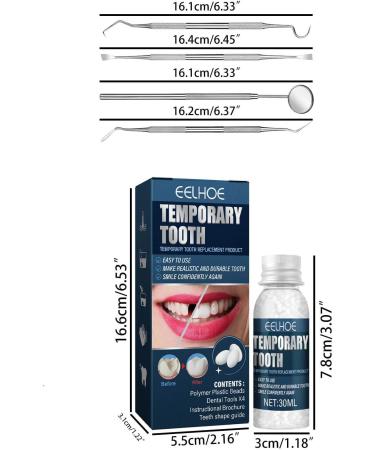 Temporary Tooth Repair Kit | WTTFC Tooth Filling Thermal Pearls & Veneer Replacement - Safe Easy Tooth Fix for Broken Teeth - Buy Online on GoSupps.com