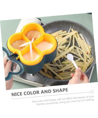 Alipis 1 Set Four-Grid Seasoning Bottle Seasoning Storage Can Pots Compartment Condiment Container Split - Buy Online on GoSupps.com