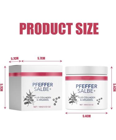 Pepper Ointment Plus 100ml - Browning & Active Relief with Collagen & Argan Oil (2 Pieces) | Best International Shipping - Buy Online on GoSupps.com