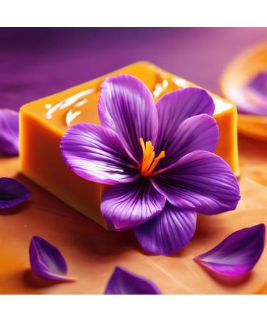 Cielche Hnadmade Saffron Soap Bar 150 gr Wrinkles Acne And Pimples Moisture Balance Birthmarks Sunspots Repair - Buy Online on GoSupps.com