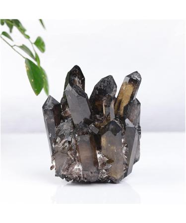 Crystal Rough Natural Point Smoky Quartz Stone Crystal Cluster Gemstones Specimen Home Decoration Decoration Gift (Size : 500-700g) - Buy Online on GoSupps.com