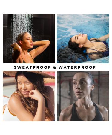 Bliss and Beyond USA Waterproof Eyebrow Tattoo Stickers - Dark Brown | Real Hair Stroke Look, Hair Replacement Solution for Hair Loss - Buy Online on GoSupps.com