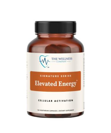 The Wellness Company Elevated Energy Supplement | 120 Capsule 2 Month Supply | Natural Energy Booster with Herbal Extracts | Vegan Non-GMO Gluten-Free