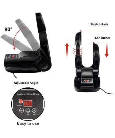 Upstartech Shoe Dryer - Electric Boot Dryer & Foot Warmer with Intelligent Timing Folding Design Dehumidification & Deodorization for All Sizes - Buy Online on GoSupps.com