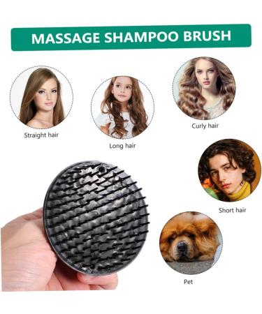 CLISPEED 12pcs Massage Shampoo Brush - Silicone Hair Scrubber for Shower & Bath - Durable Plastic Ideal for Scalp Care International Shipping Available - Buy Online on GoSupps.com