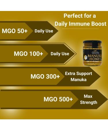 Queen Bee Manuka Honey 115+ Methylglyoxal 340g - Buy Online on GoSupps.com