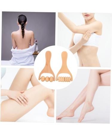 Fascia Massage Roller & Muscle Roller Stick | Manual Massage Tab & Wooden Trigger-Point Scooters | Ideal for Gua Sha Scraping - Fast International Shipping - Buy Online on GoSupps.com