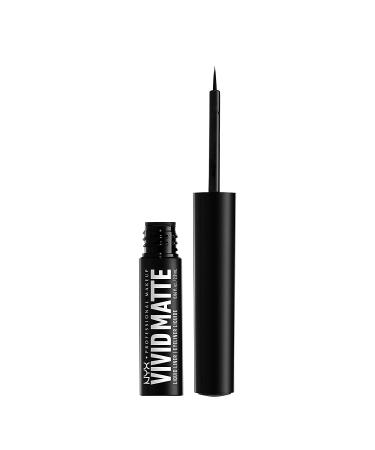 NYX Vivid Matte Liquid Liner - Black 01 - Smear-Resistant Eyeliner - Buy Online on GoSupps.com