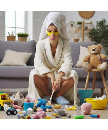 Luxurious Puffiness-Reducing Eye Patches - Rejuvenating Formula for Tired Eyes | Ideal Mom Gift Set | 20 Count - Buy Online on GoSupps.com