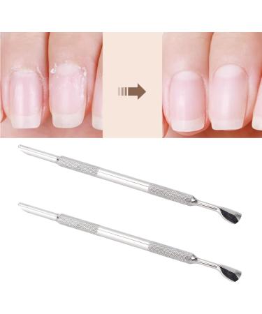 2 Set Cuticle Pusher Set Dead Skin Removal Versatile Cuticle Pusher Nail Polisher Finger Divider for Home Nail Salon - Buy Online on GoSupps.com