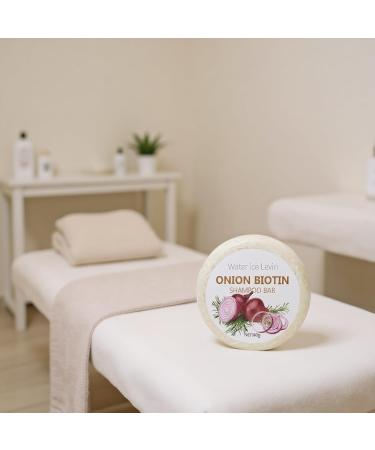  G n rique Onion Shampoo Soap - 60g Onion Biotin Shampoo Bar Soft Foam Control Frizz Conditioner Purifying Nourishing Adults Men Women Teenagers Onion Based Biotin Rosemary - Buy Online on GoSupps.com