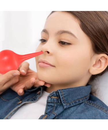 4Pcs Ear Syringe Hand Bulb Set for Ear Cleaning & Ear Wax Removal - 75ml Rubber Squeeze Bulb for Adults in Red Blue - Buy Online on GoSupps.com