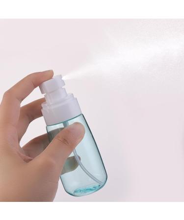 WLLHYF 2 Pack Travel Spray Bottle TSA Approved Small Spray Bottle Travel Size 2oz/60ml Leak Proof Refillable Fine Mist Spray Bottle for Perfume Essential Oils Toners Hair Face Cosmetics (blue/clear) - Buy Online on GoSupps.com