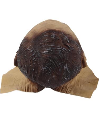 Old Man Mask with Artificial Hair Full Head Human Latex Face Cover Funny Pretend Play Mask for Cosplay Masquerade Carnival Party (-10182052) BSTCARyv628hrkca-52 - Buy Online on GoSupps.com